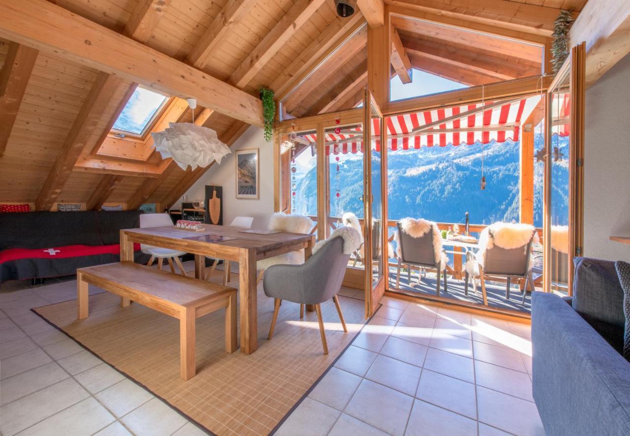 Chalet Rose Penthouse Wengen Exteriér fotografie