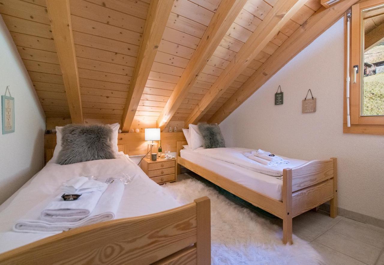 Chalet Rose Penthouse Wengen Exteriér fotografie