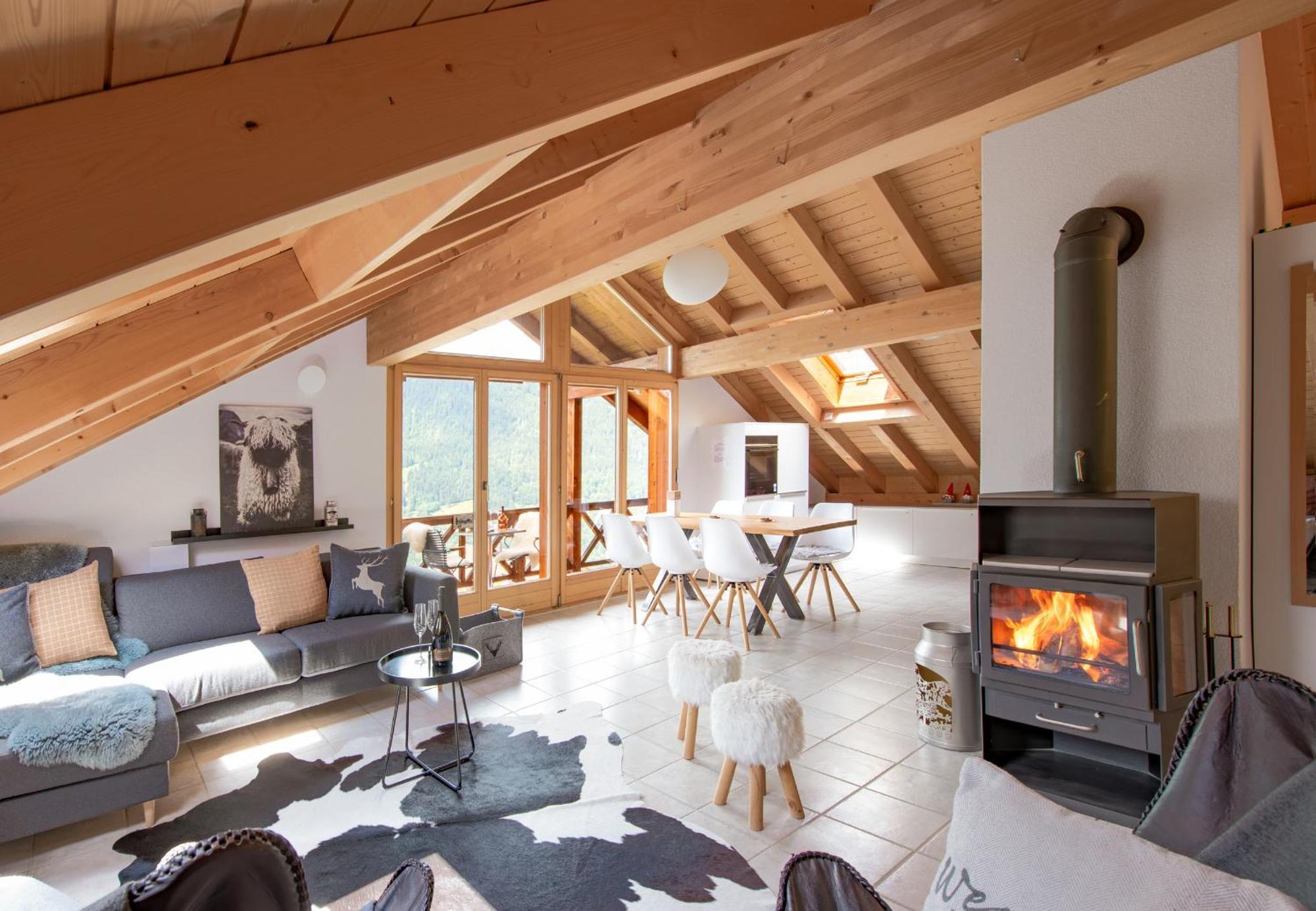 Chalet Rose Penthouse Wengen Exteriér fotografie